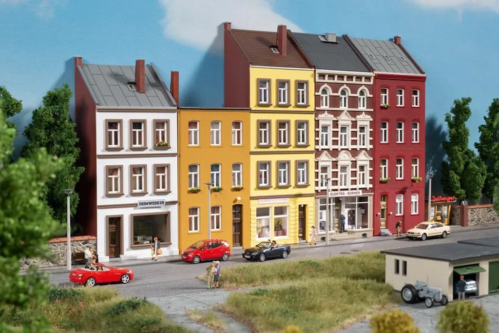 Auhagen 11467 H0 Maisons en demi-relief Schmidtstraße 18-26 Modélisme