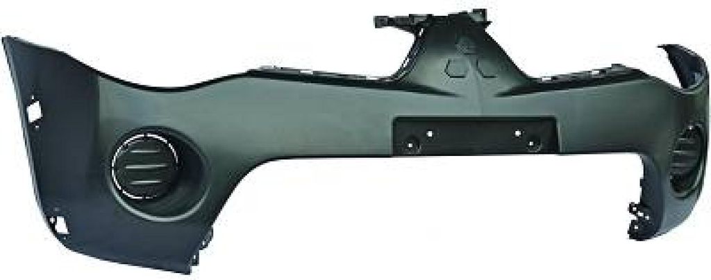 DIEDERICHS Stoßstange Stoßfänger für MITSUBISHI L 200 / Triton Pickup (KAT, KBT) Schwarz 5881850
