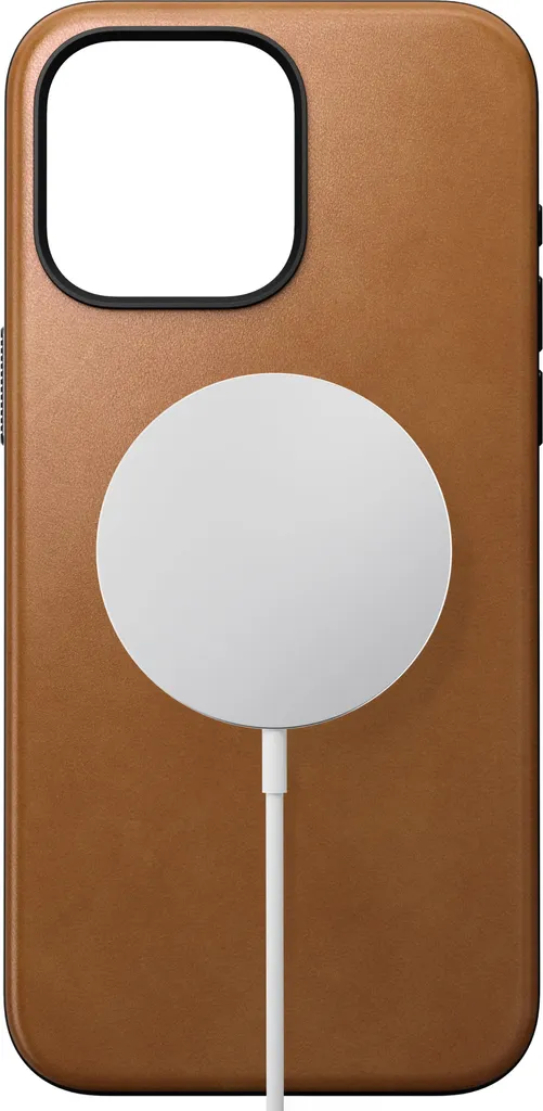 Recensione Nomad Modern Leather Case iPhone 15 Pro Max Marrone - 5