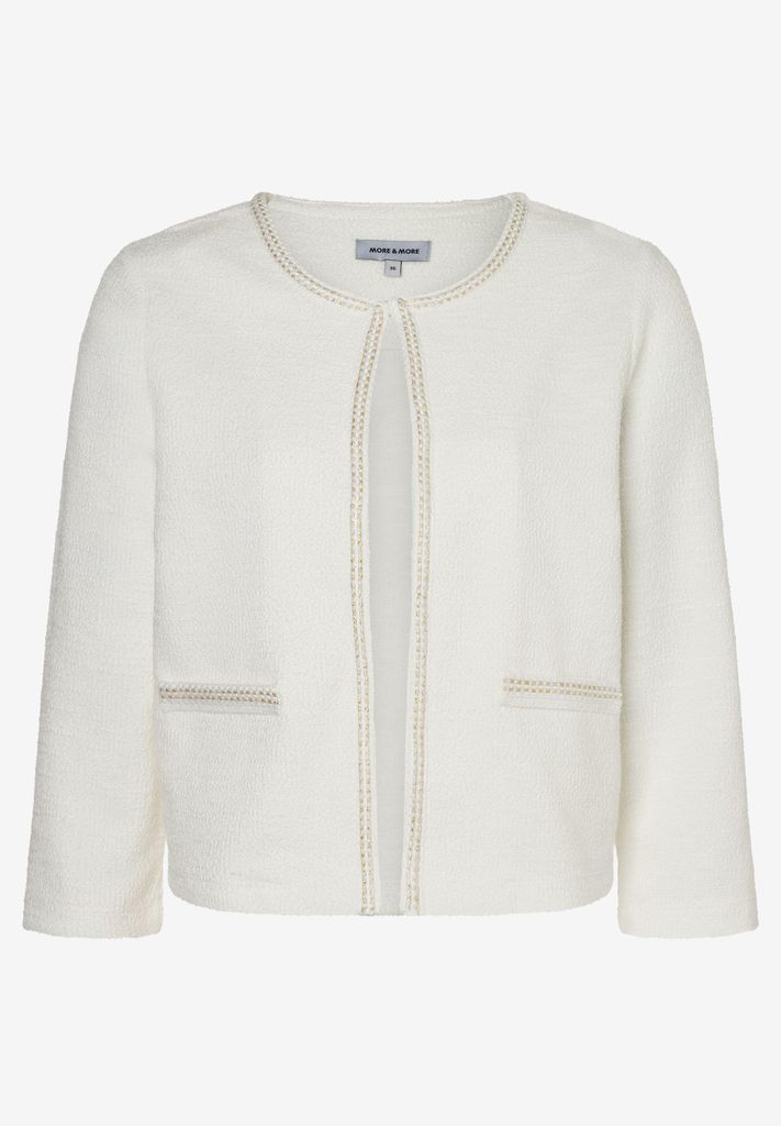 MORE & MORE Jersey Jacket 0041 off white 42