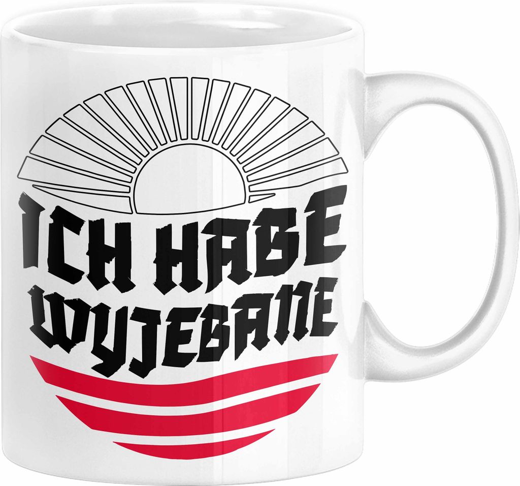 Polen Tasse Spruch Ich Habe Wyjebane Polska Geschenkdiee Kaffee-Becher (Weiß)