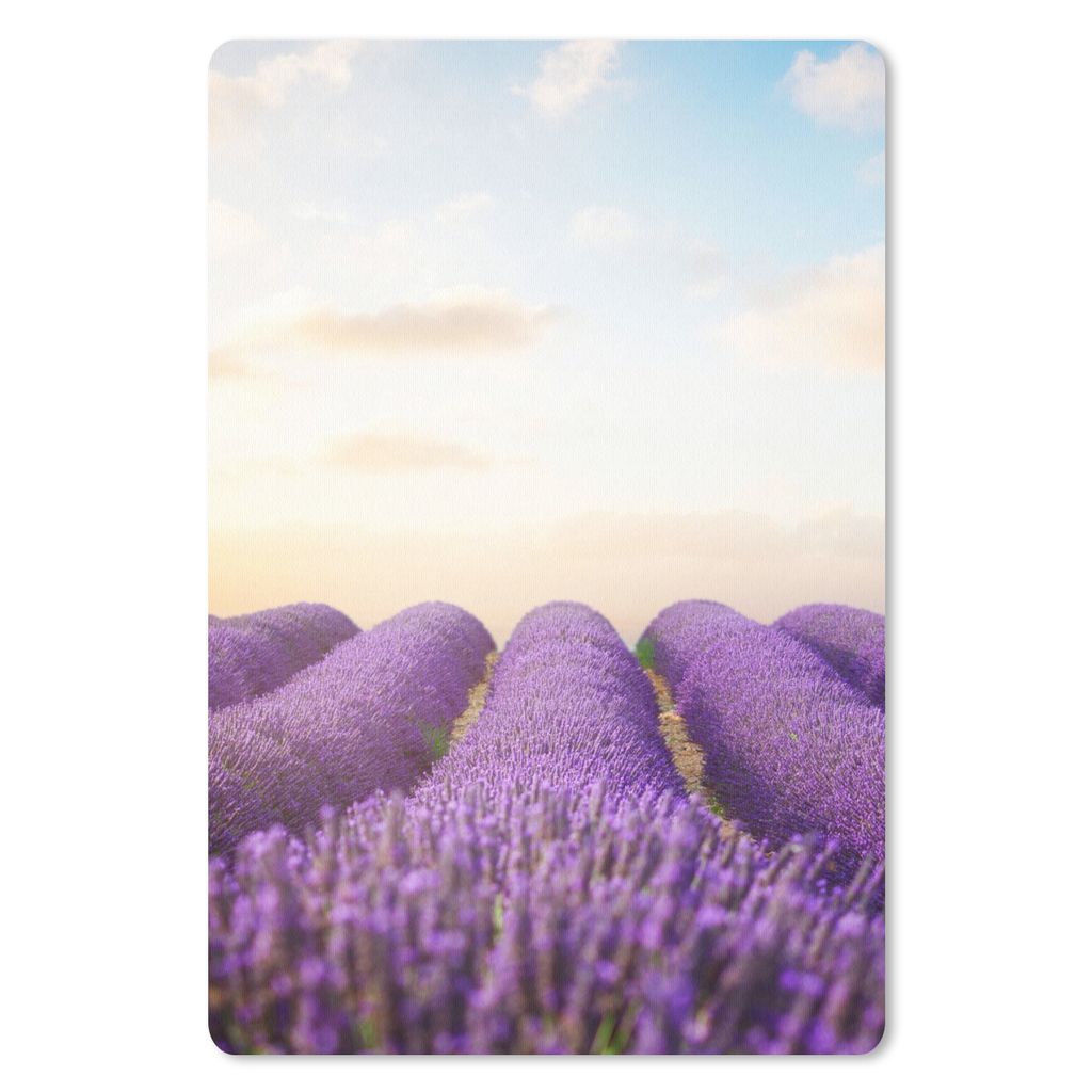 MuchoWow® Mauspad Mousepad Lavendel - Himmel - Wolken - Produktbild 