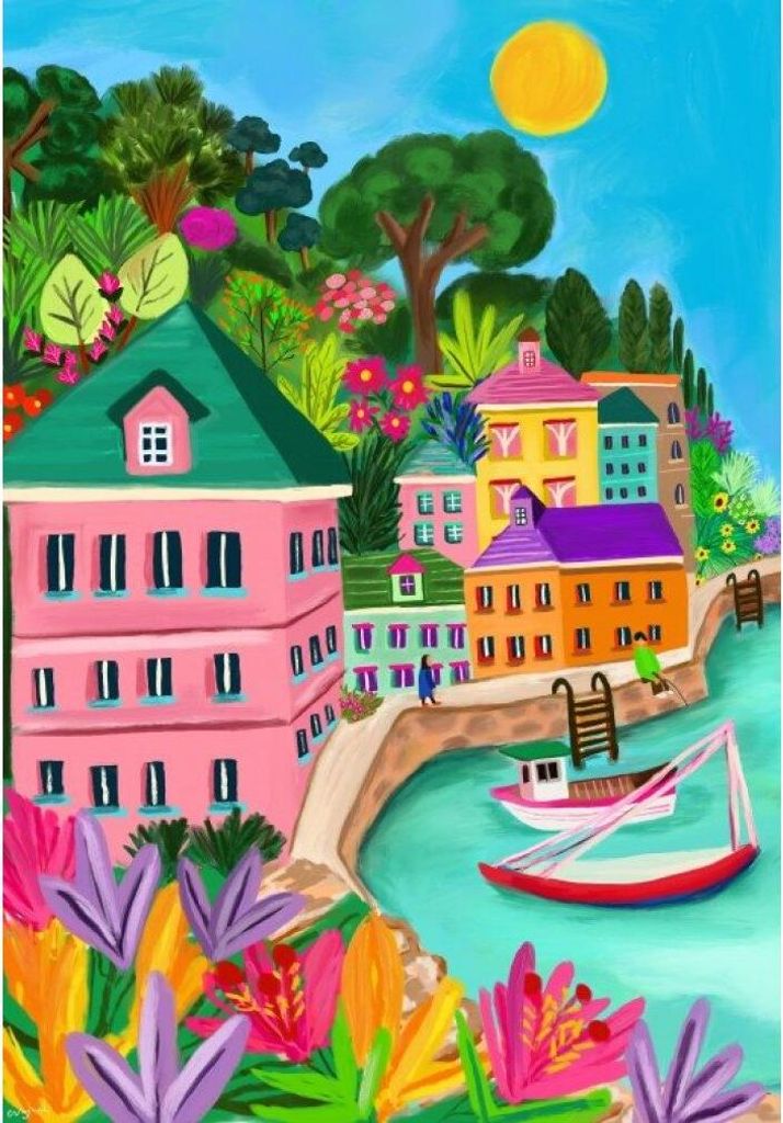 Pieces & Peace Puzzle Polperro Palette - 1000 Teile Puzzle