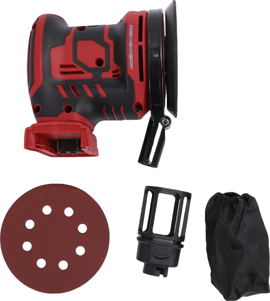 125-mm-Elektroschleifer, 300-W-Elektroschleifer mit bürstenlosem Motor, 6 Geschwindigkeitsstufen, Kreisschleifmaschine zum Polieren von Holz, Meta...