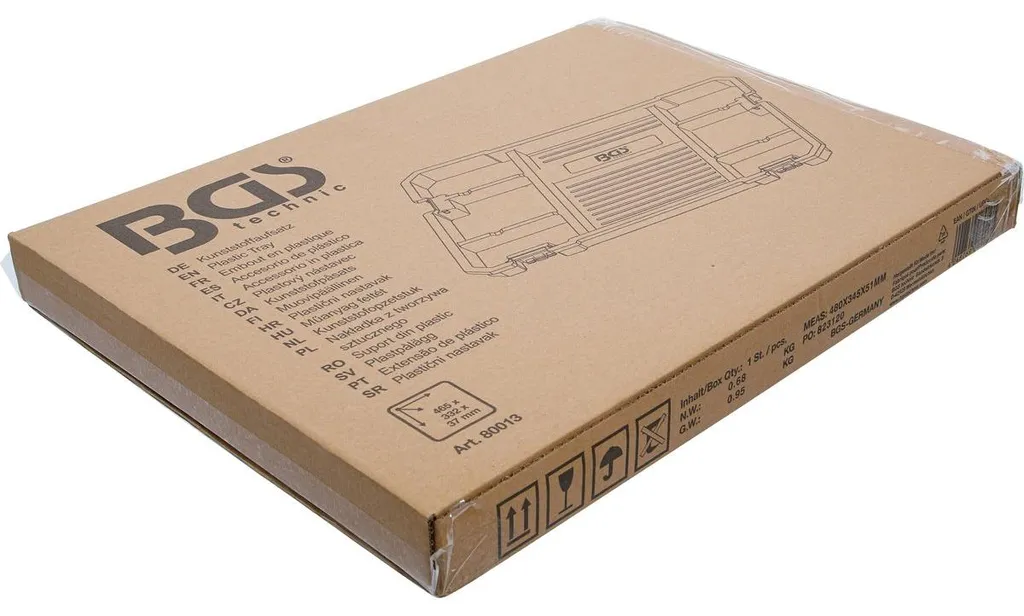 Bac de rangement en plastique pour mallette modulaire et coffret outils - 6