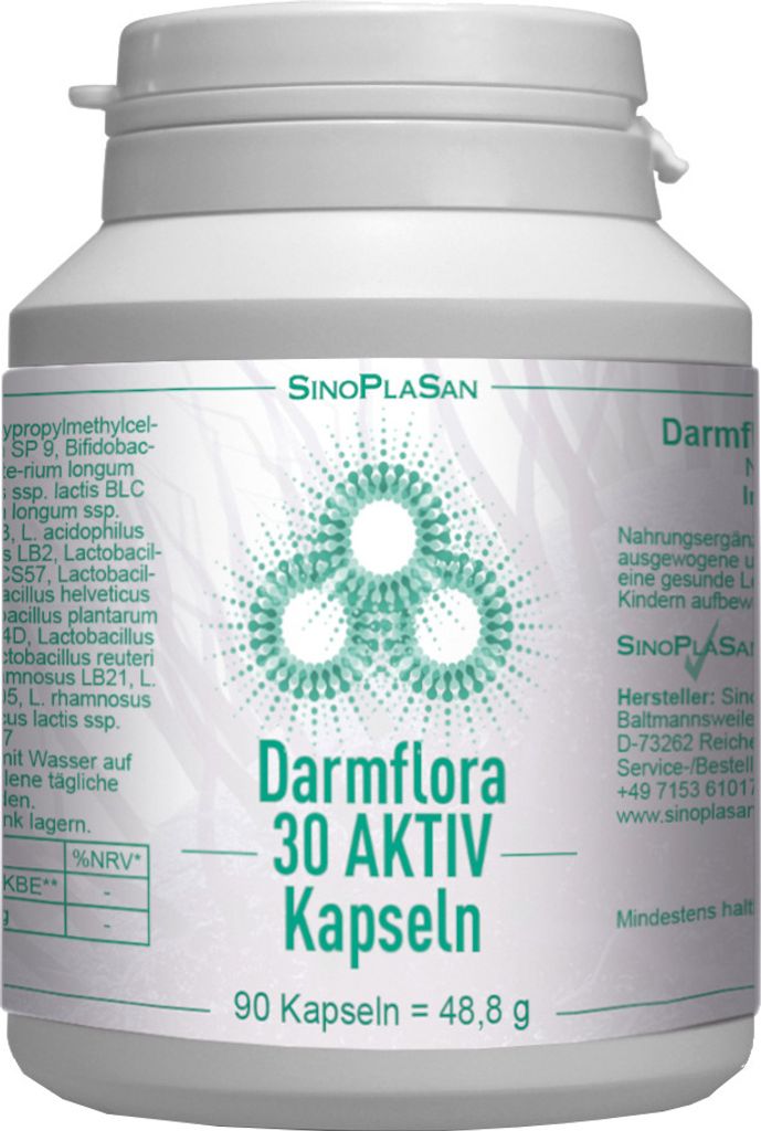 Darmflora 30 Aktiv Kapseln 90 St Produktbild 
