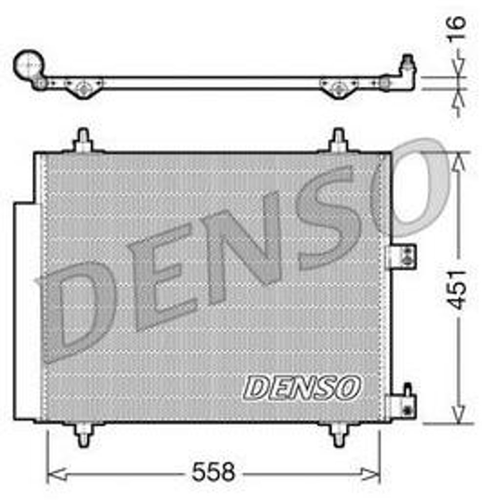 DENSO DCN21005 Kondensator Klimaanlage Klimakondensator für FIAT Ulysse (179) +Trockner
