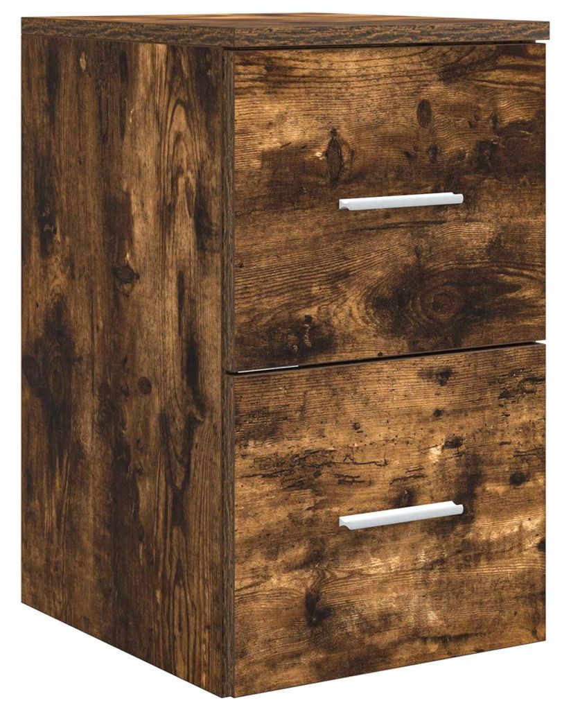 Badezimmerschrank Inzwischen Geräucherte Eiche 30 x 35 x 50 cm