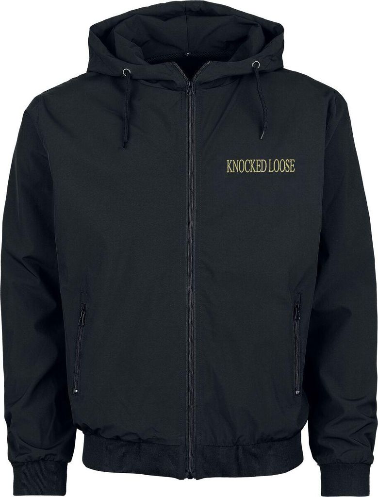 Knocked Loose Windbreaker Herren Logo schwarz Band-Merch, Bands 100% Polyester M