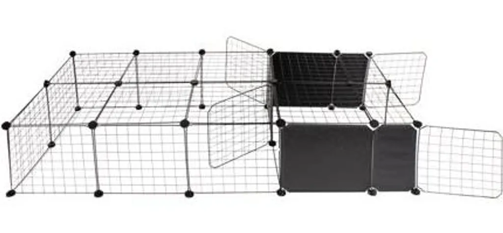 Merco Block cage pour animaux de compagnie noir pack 1 pc robuste - 2