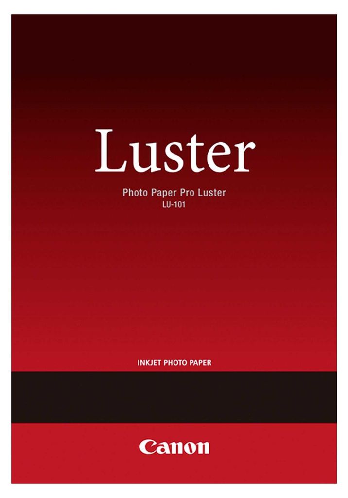 A product advertisement for Canon photo paper.