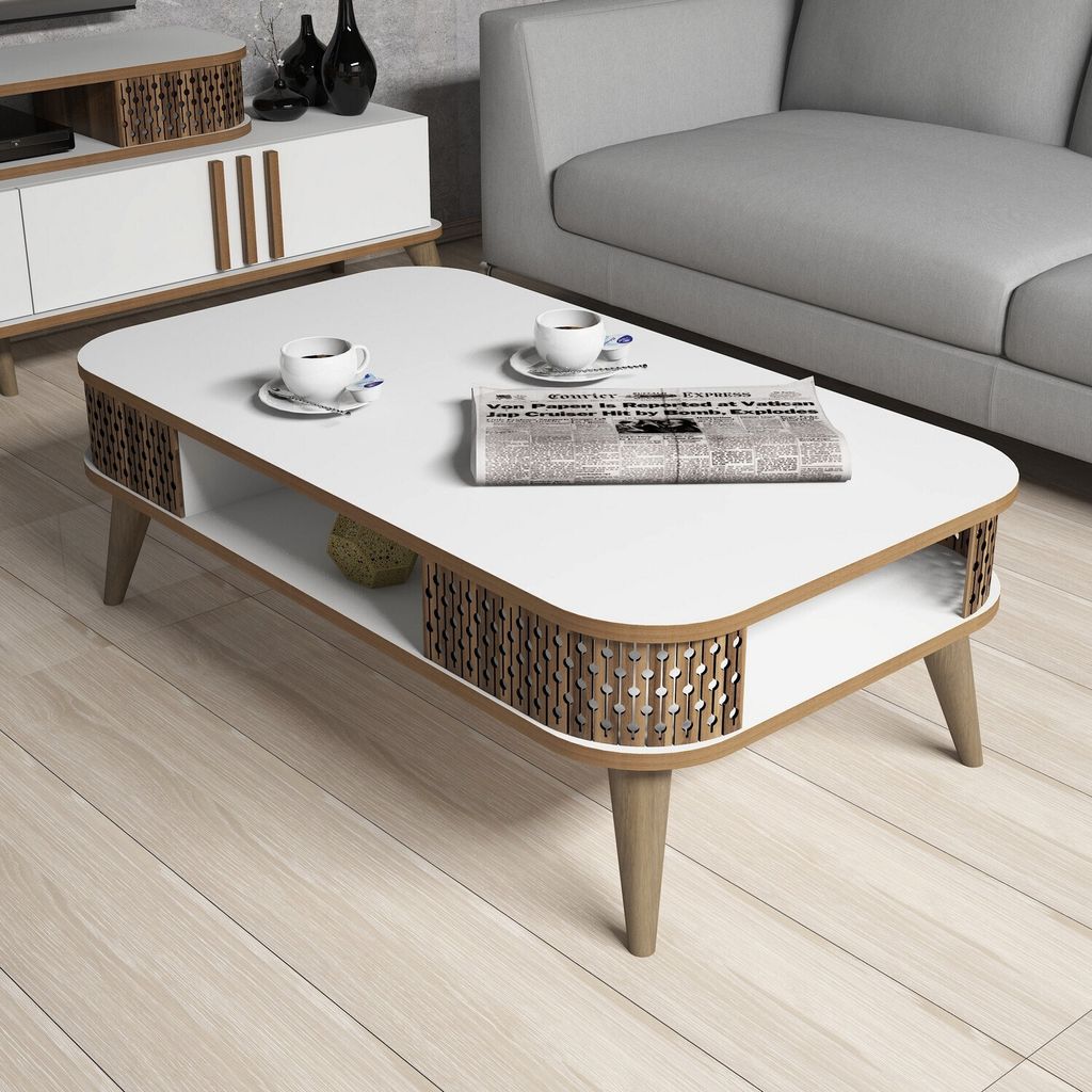 Skye Decor, Eylül - White, Couchtische, Weiß, 105 x 34,6 x Produktbild 