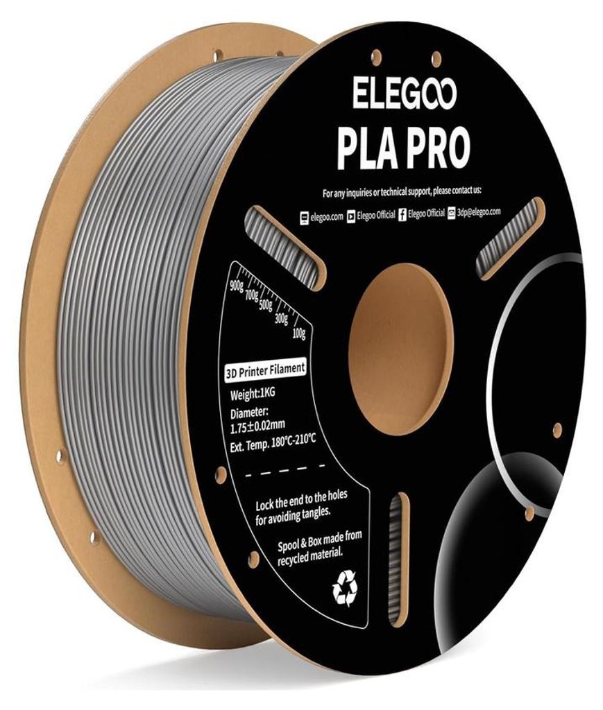 ELEGOO PLA PRO -1.75mm-1KG-Cardboard Spool-Sliver Produktbild 
