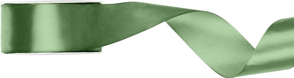 Satin Geschenkband salbei grün 25m 25mm breit