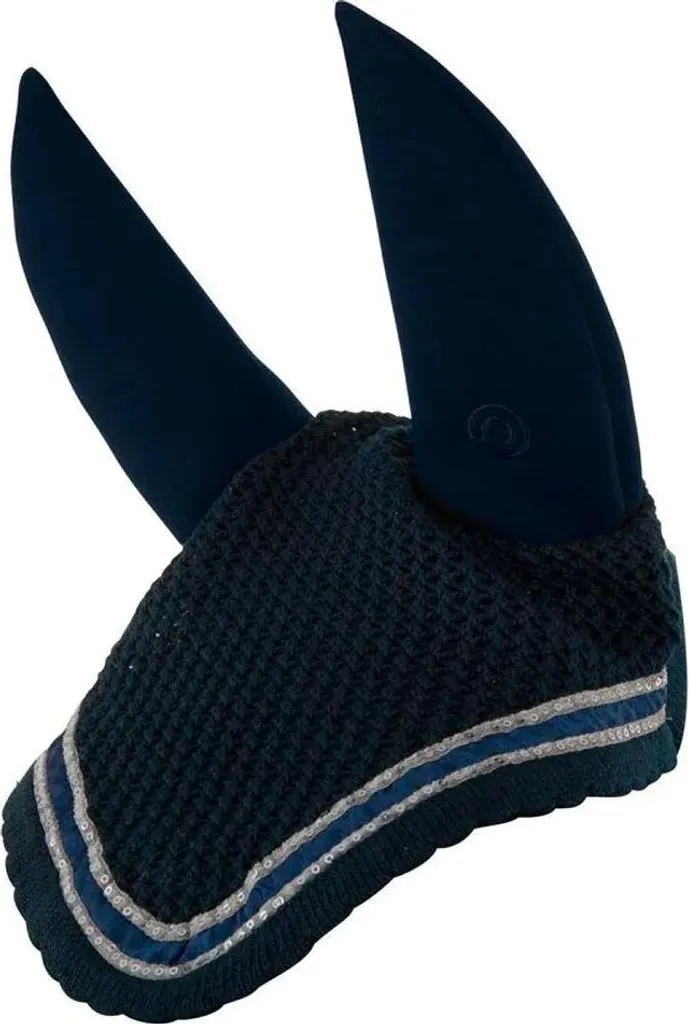 Bonnet anti-mouches insonorisé pour cheval ANKY ATB17009 marine