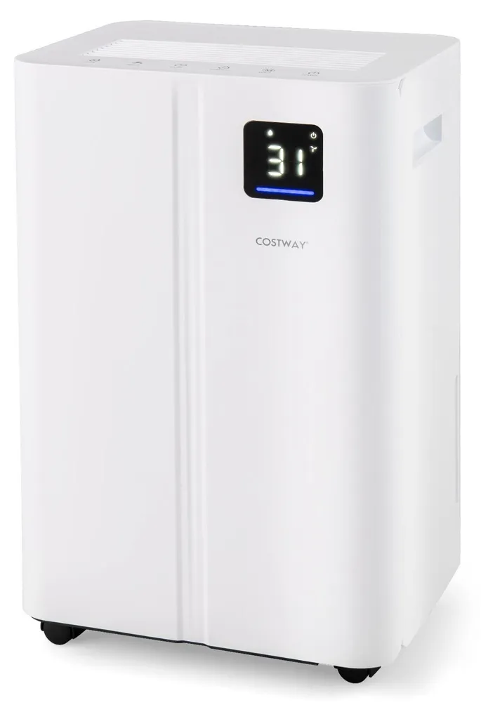 Déshumidificateur d'Air Électrique 25,5L avec 3 Modes et Timer 24 Heures