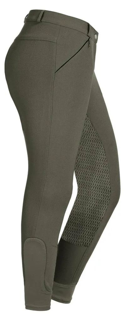 Pantalon d'équitation confortable gris taille 46 pour selle et écurie