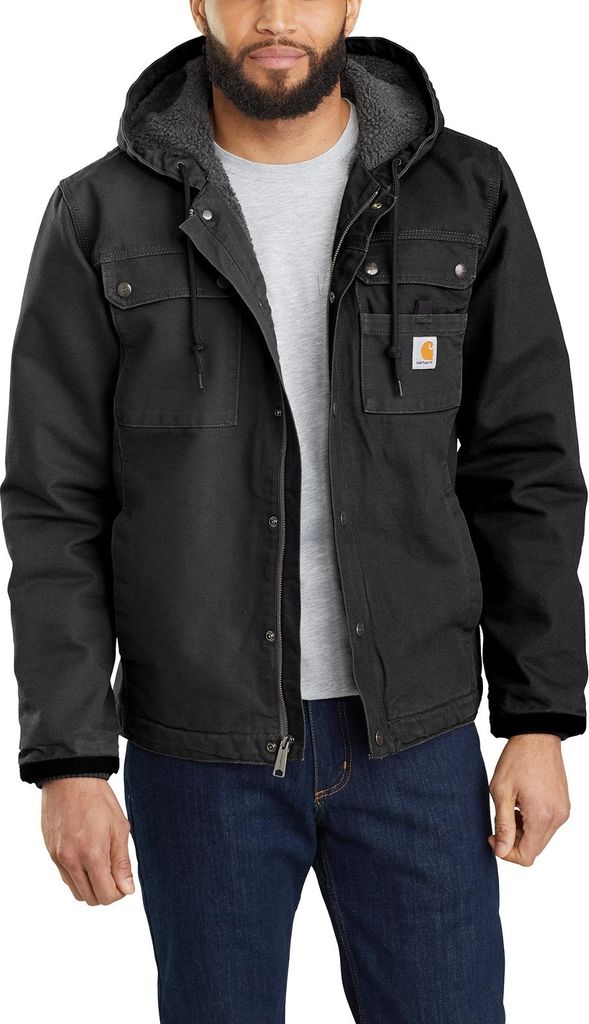 Blouson CARHARTT Bartlett Jacket Noir T.M - 103826-BLK-M Image du produit 