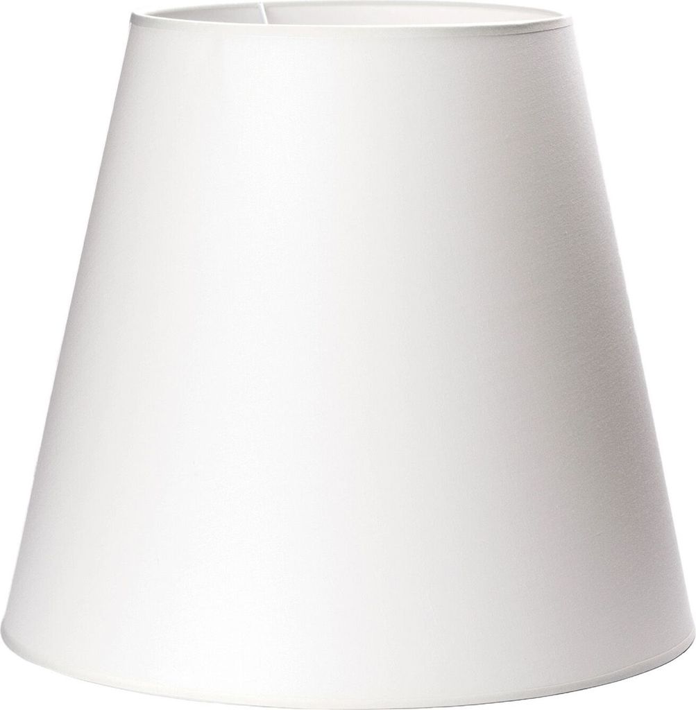 Ersatz Lampenschirm 45cm Stoffschirm mit Aufnahme oben 12mm Schirm Stoffschirm Creme