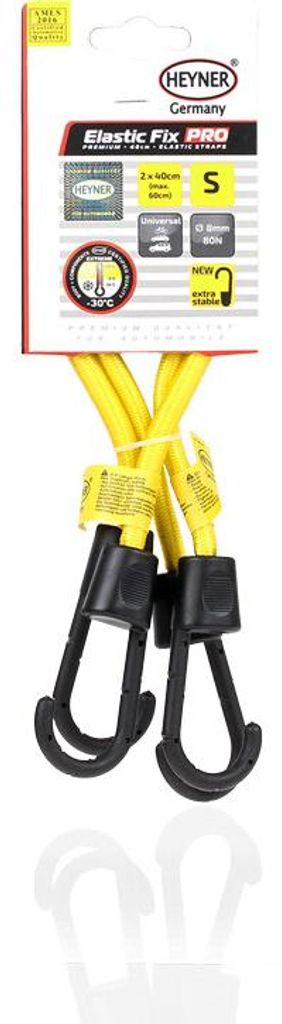 HEYNER® tendeur de bagages, set de 2 tendeurs de 40cm jaune Image du produit 