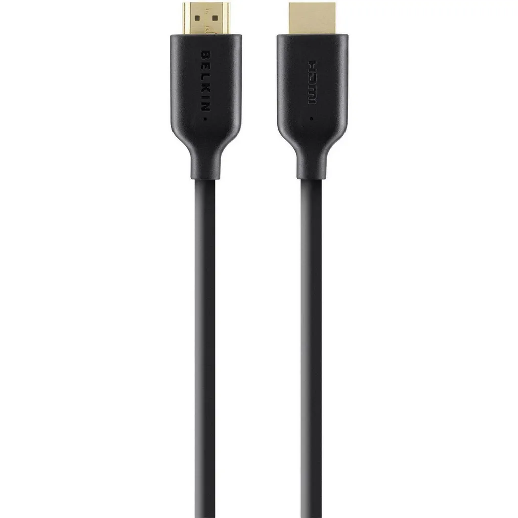 Câble HDMI 5m anti-interférences avec connecteurs or pour image fluide