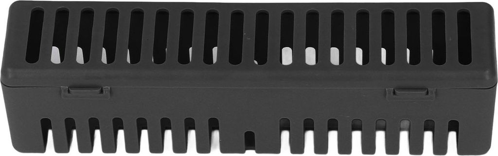 Dental Instrument Autoclave Box Plastic Dental Box Medical Instrument Cleaning Container(Black )