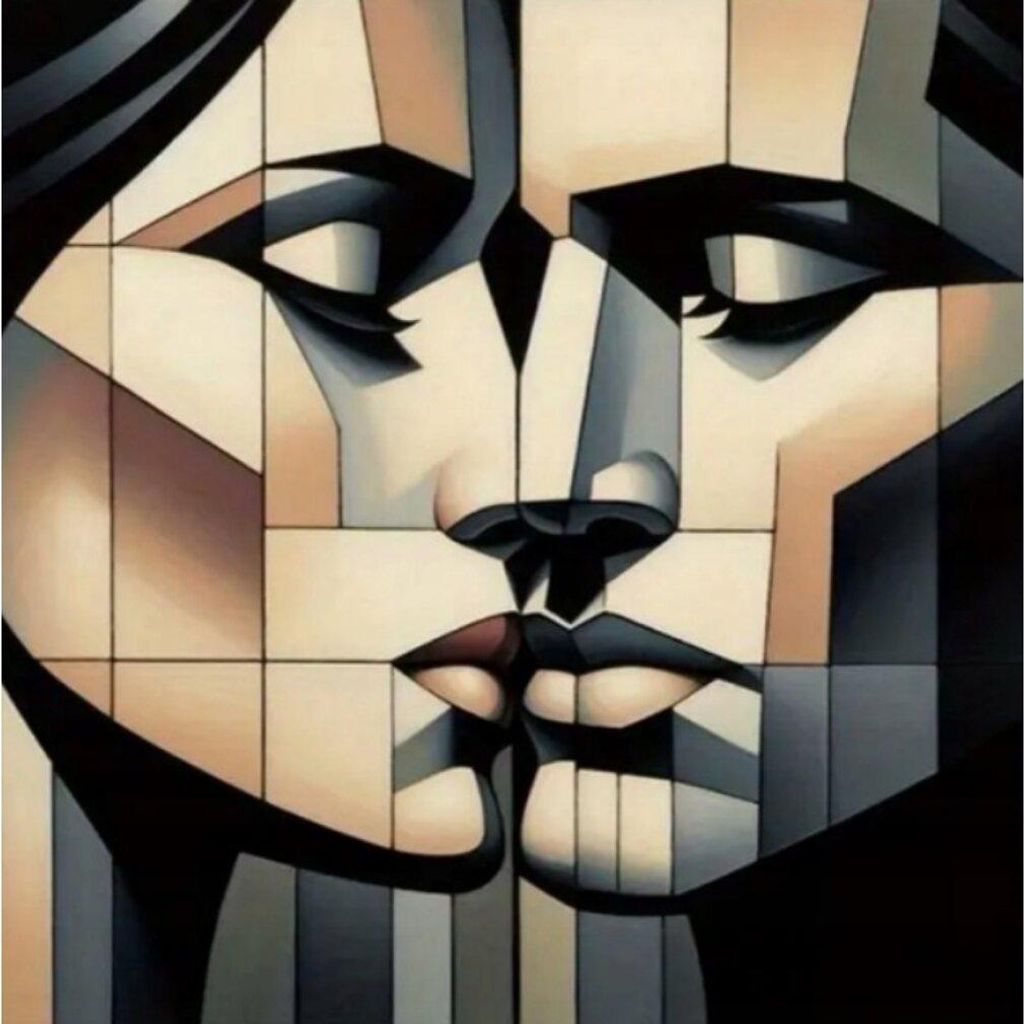 NORIMPEX Diamond kleiner Ofen Cubistick Face 30x40cm