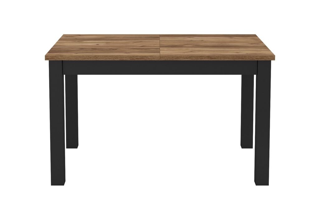 A studio shot of a dining table.