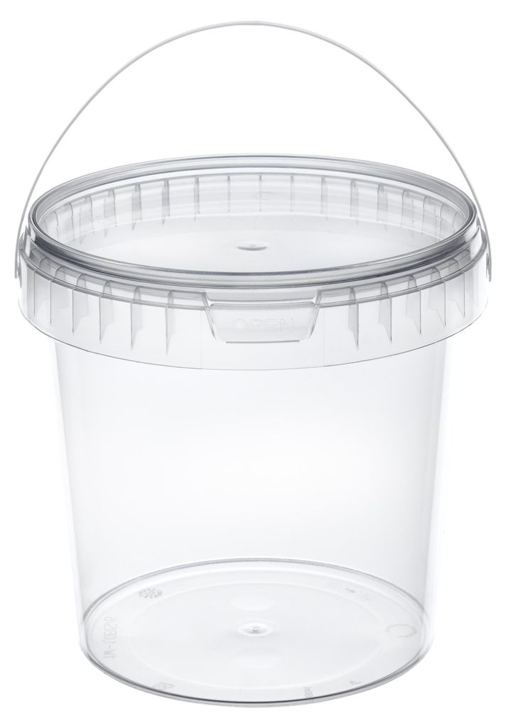 Garronda Eimer mit Deckel, 1 Liter, 10 Stück, für die Produktbild 