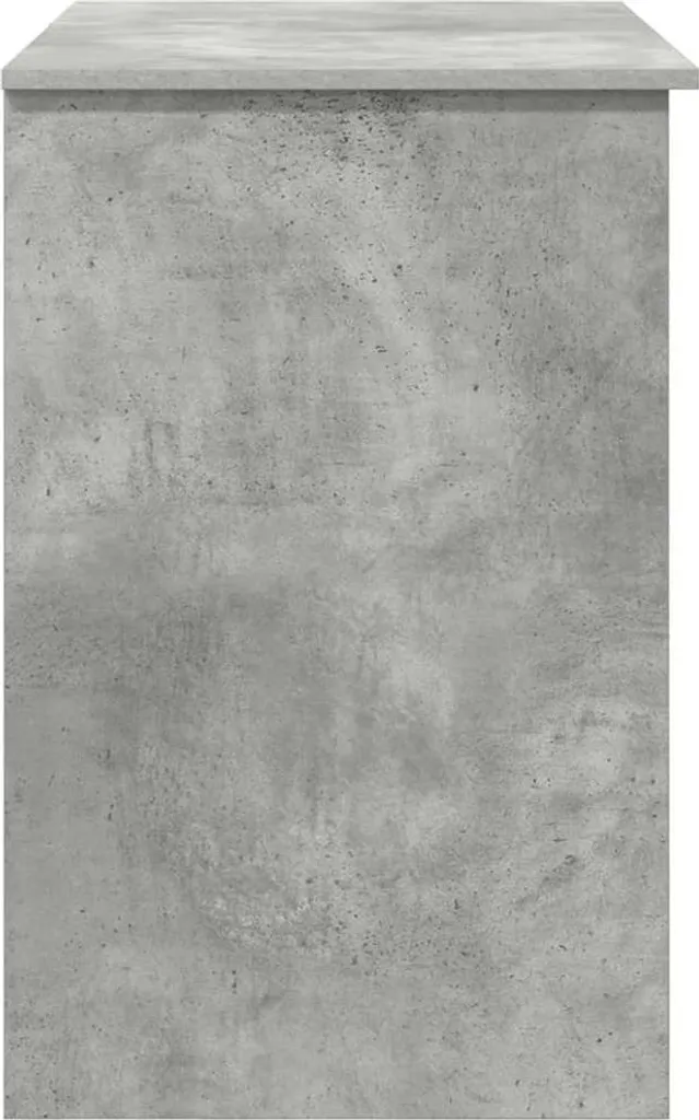 Scrivania Salvaspazio 90x49 cm Grigio Cemento vidaXL | Arredo Studio - 7