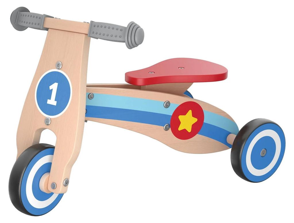 Playtive Rutschrad Holz Lauflernrad Dreirad Aktiv-Spielzeug Produktbild 
