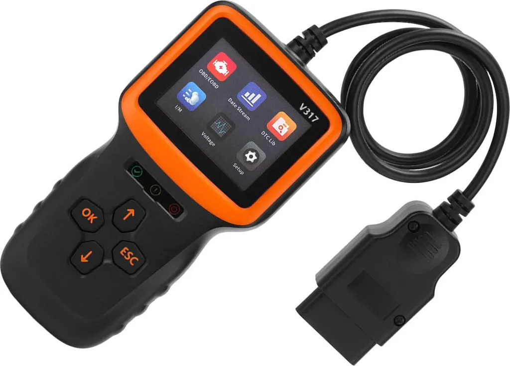 Valise Diagnostic Auto V317 V1.5 pour Vérifier et Effacer les Voyants Moteur