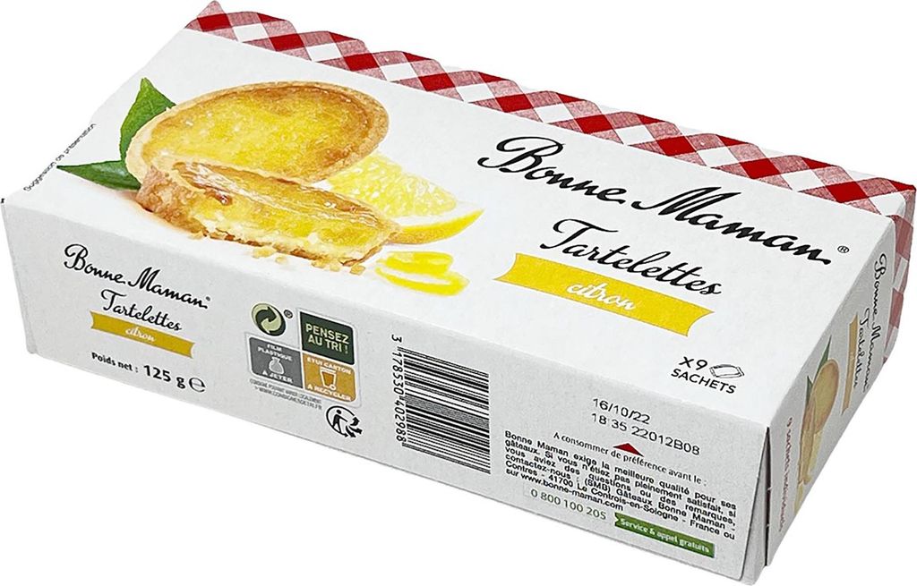 Tartelettes au citron Bonne Maman - portions individuelles, Image du produit 