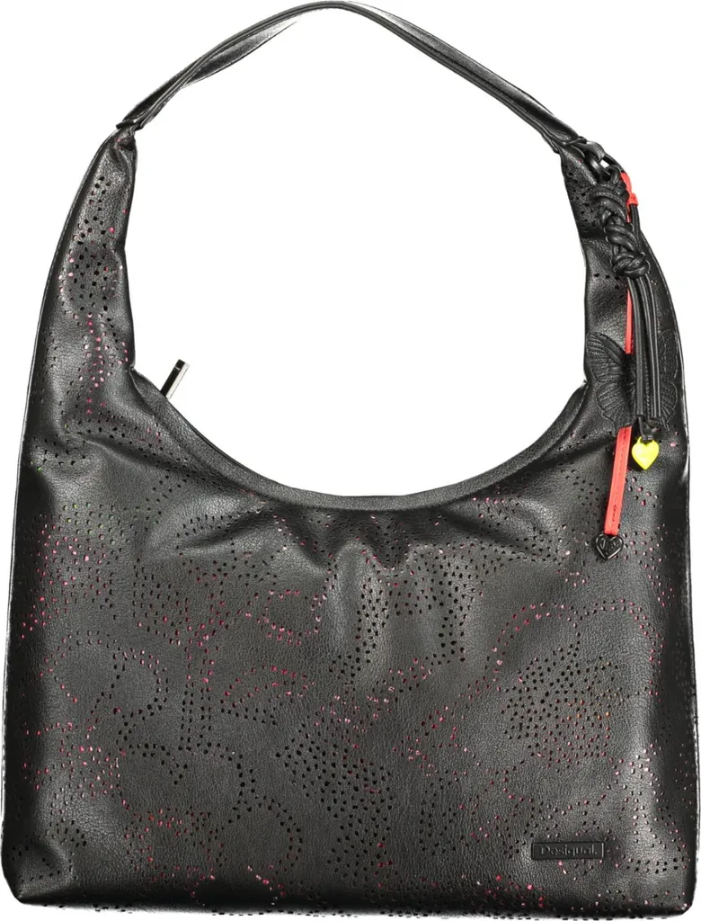 Sac à main noir Modèle V1 élégant pour femme avec porte-clés exclusif