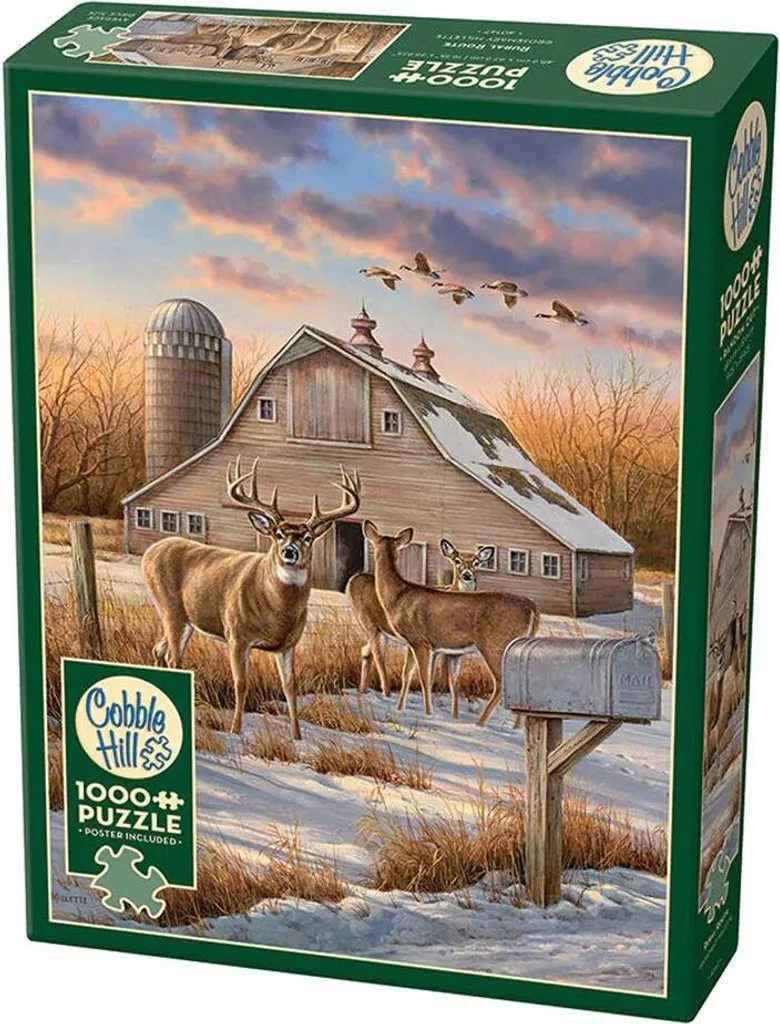 Puzzle Paysage de Campagne 1000 pièces : Détente et Loisir Créatif Maison