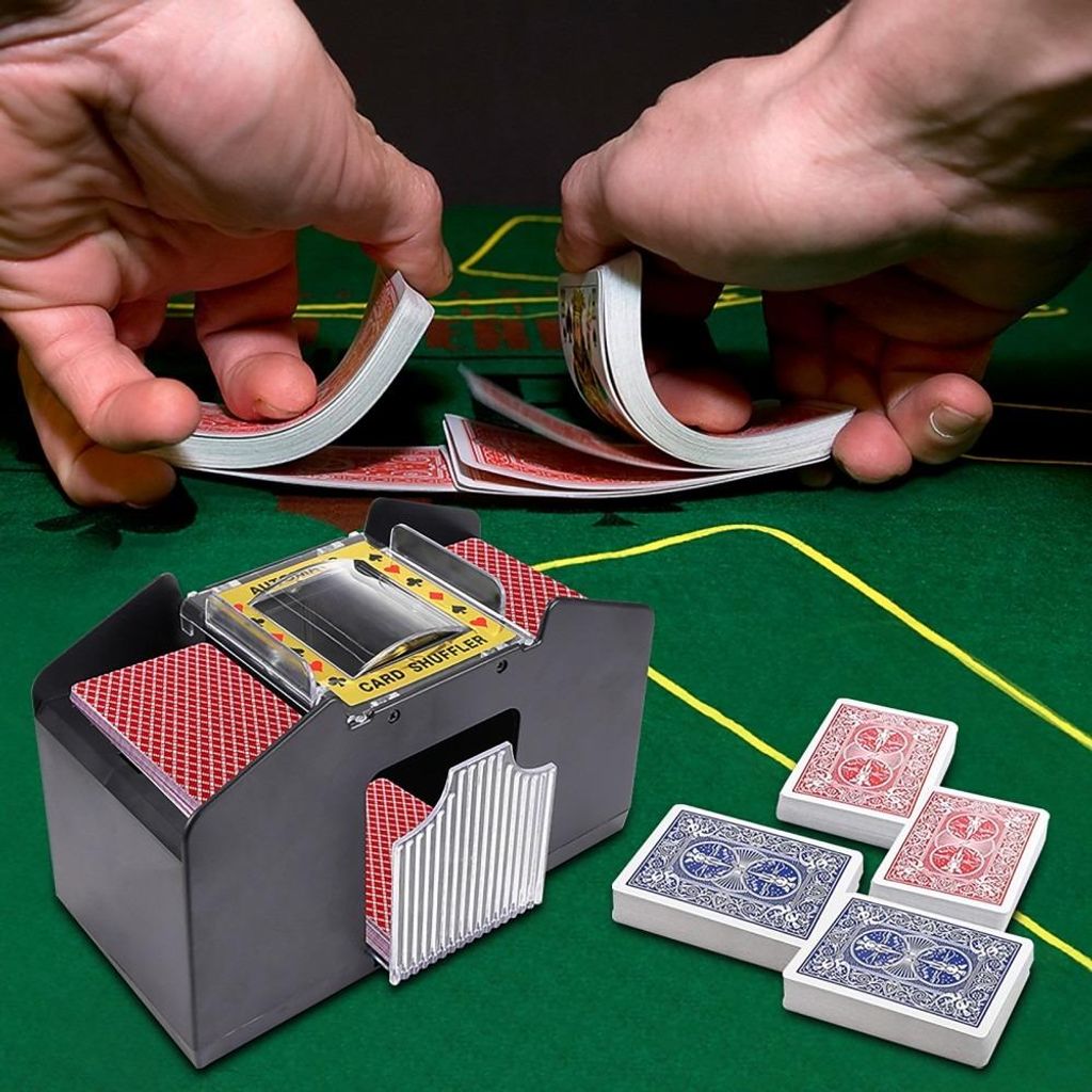 Kartenmischer, Automatischer Spielkartenmischer, Produktbild 