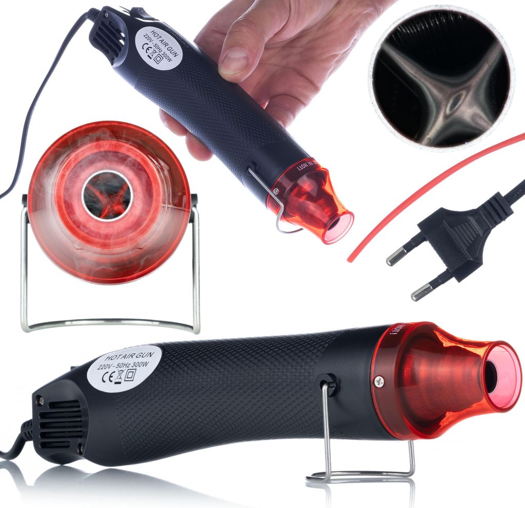 Mini Opalarka Hot-Air Spawarka Lutownica Moc 300W Produktbild 
