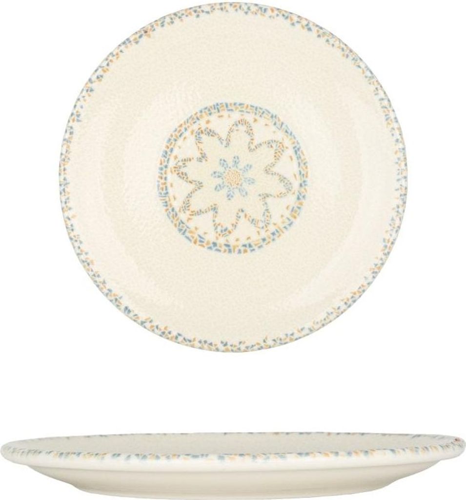 Talerz deserowy By Bone - Tessera - Porcelana - 15 cm Zdjęcie produktu 