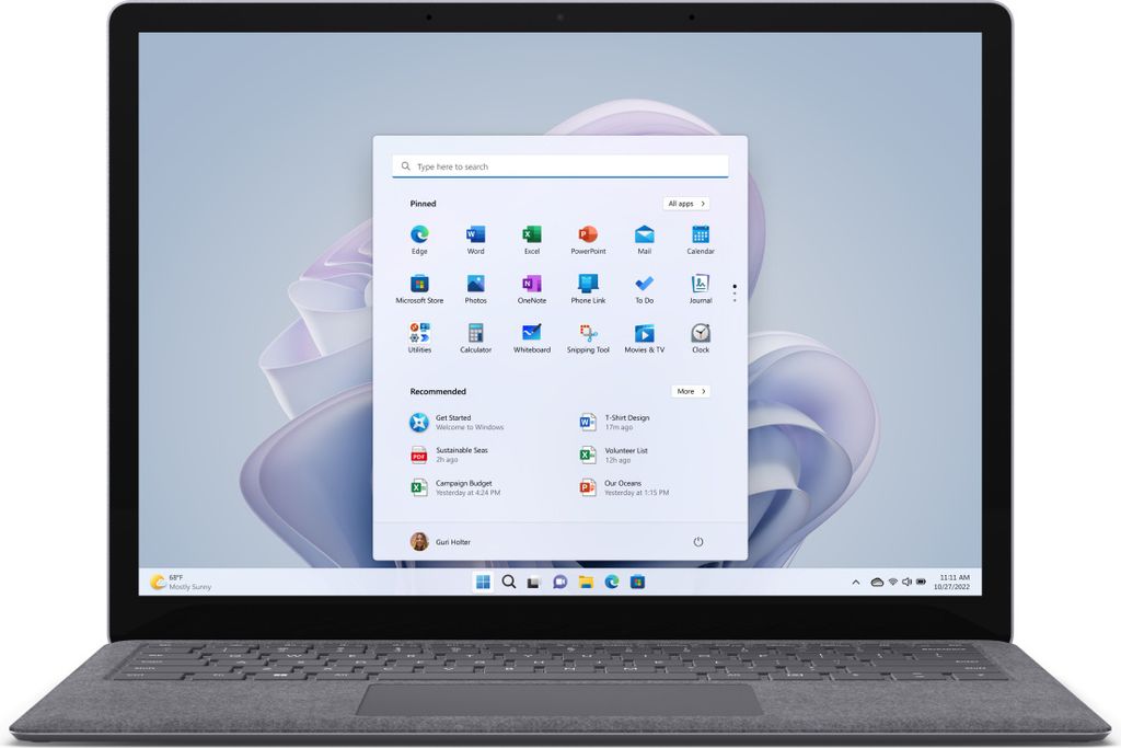 Microsoft Surface Laptop 5, Intel® Core™ i5, 34,3 cm Produktbild 
