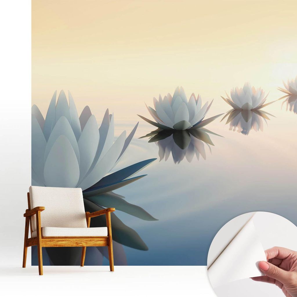Fototapete selbstklebend - 250x250 cm - Tapete - Wandtapete - Wandbilder - Klebefolie - Dekofolie - Tapete Folie - Wand - Dekoration - Wohnzimmer -...