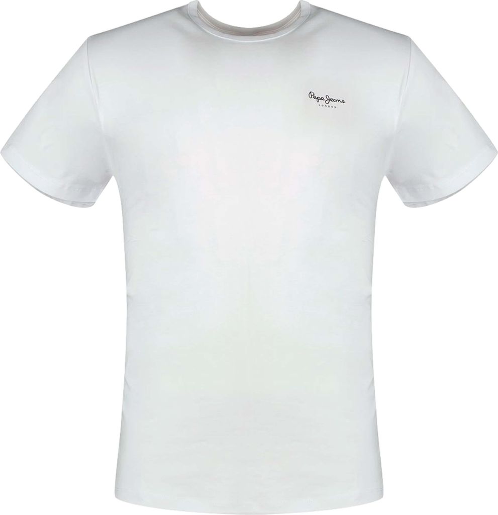 Pepe Jeans Herren KURZARM-T-SHIRT Weiß Produktbild 