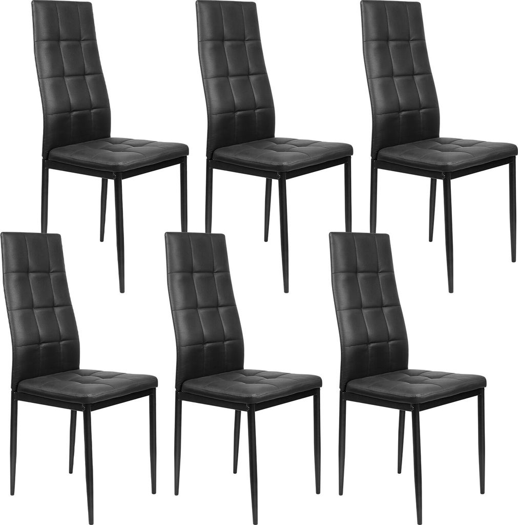 Esszimmerstühle 6erset. Kunstleder Schwarz Kaufland.de