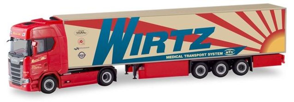 Herpa LKW Scania CS 20 HD Kühl-KSZ Wirtz 310420