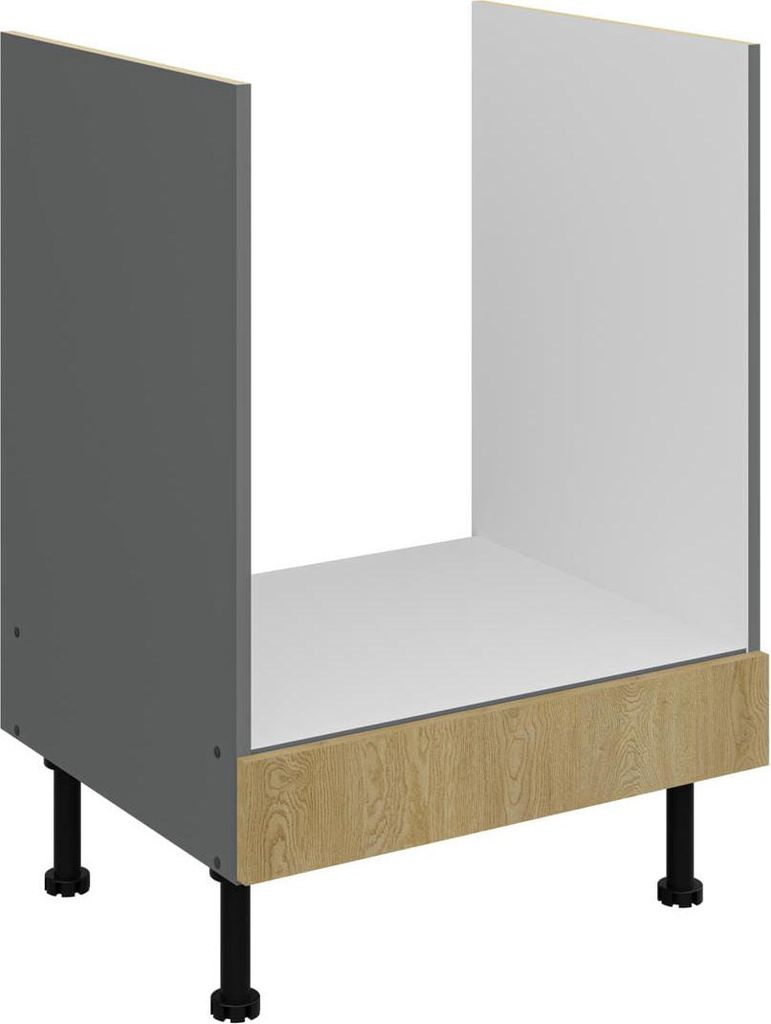 Herdumbauschrank Cremona Anthrazit 60 D GAZ BB