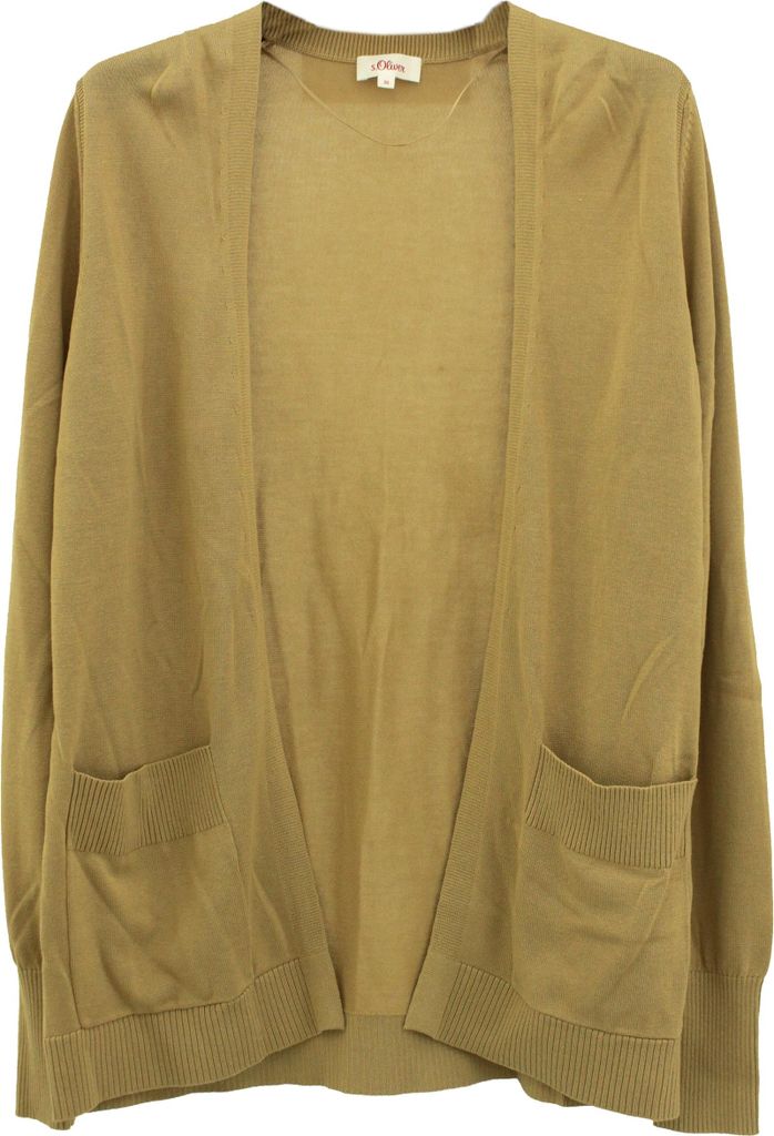 29609 S. Oliver, , Damen Strickjacke, Feinstrick, caramel, 38