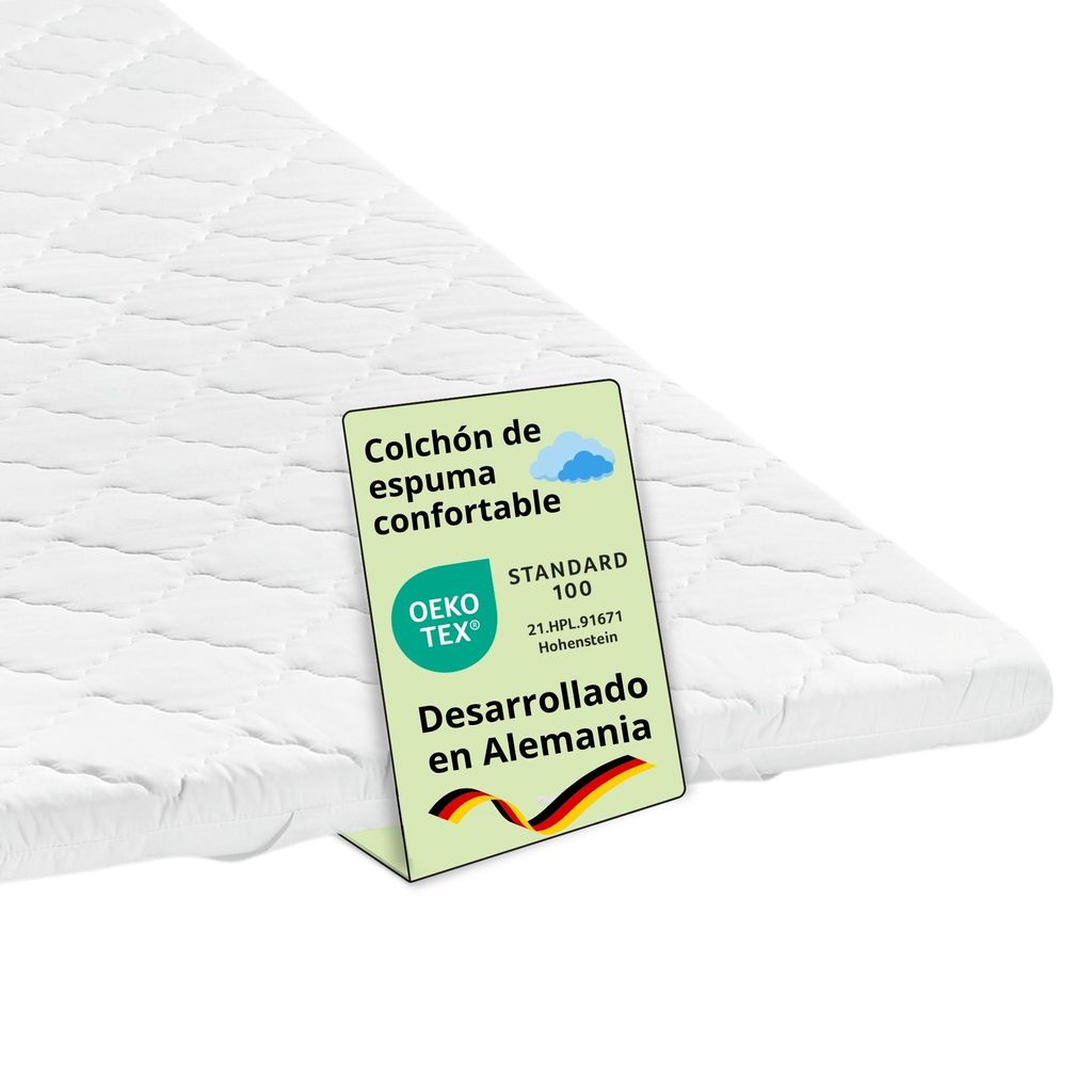 Cubierta ergonómica de espuma de confort, 120 x 200 cm, Imagen del producto 