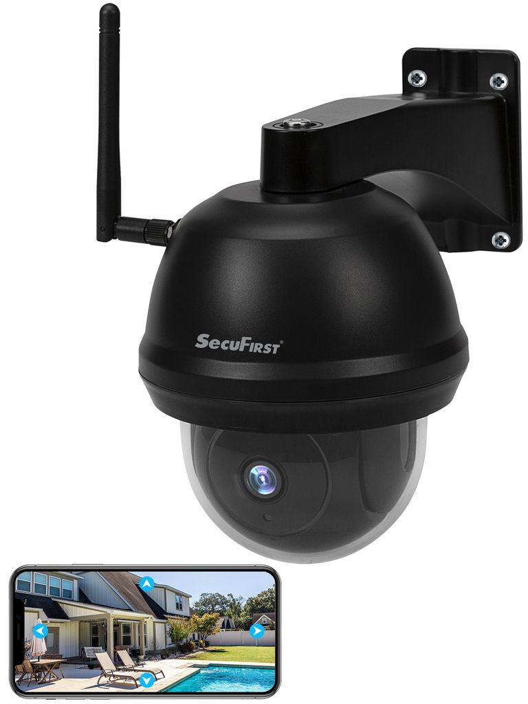 SecuFirst PTZ Überwachungskamera Aussen WLAN,Outdoor Kamera Produktbild 