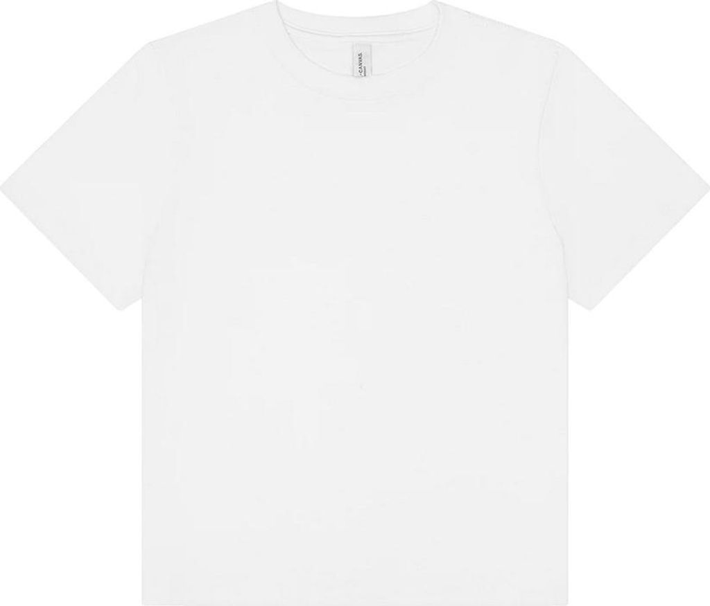Bella + Canvas - T-Shirt für Damen, Schwere Qualität, Kastig PC8075 (XXL) (Weiß)