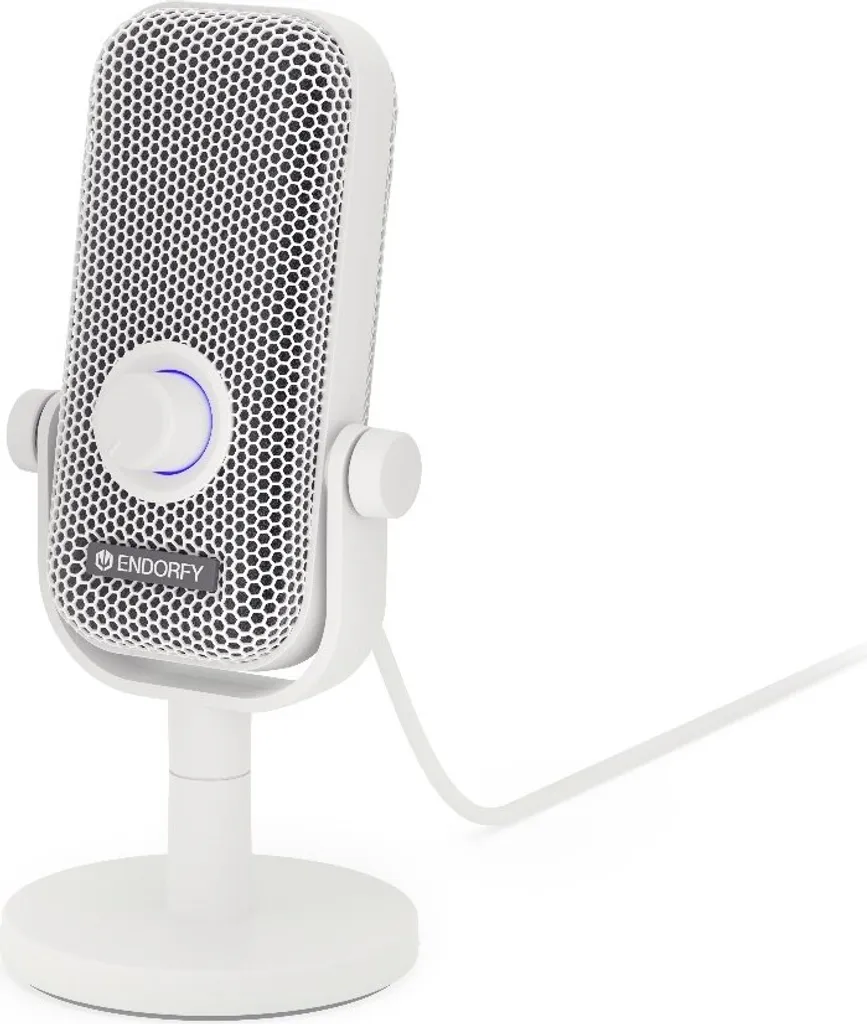 Micro pour Télétravail et Visioconférence Endorphs Solum Voice S Onyx White - 3
