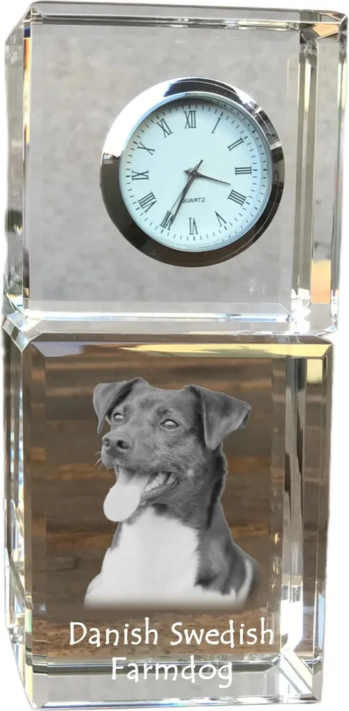 Orologio Cristallo Art-Dog Pastore Danese-Svedese - Qualità Top